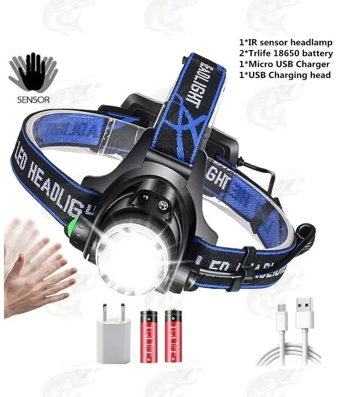 Rechargeable Sensor LED Headlamp