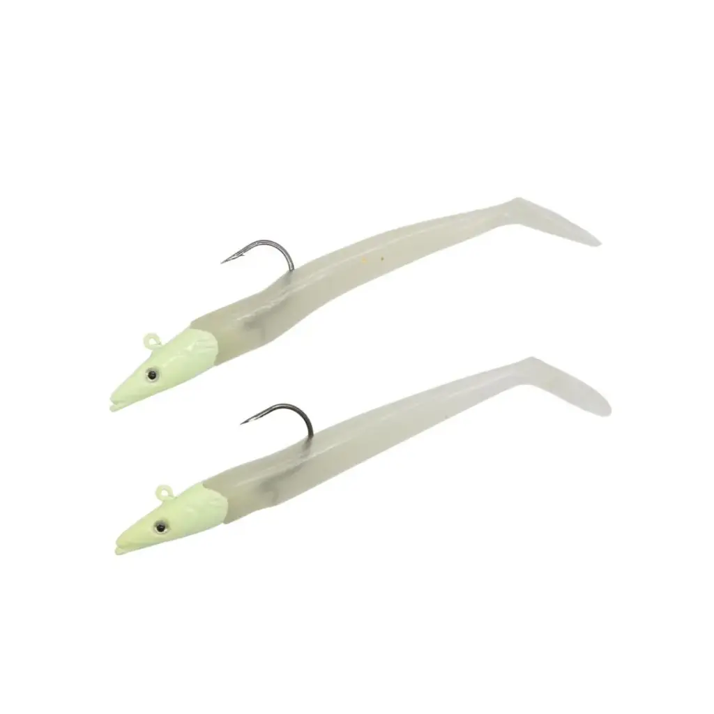 Raglou Rubber Bait سمك نايلون مع راس حديد