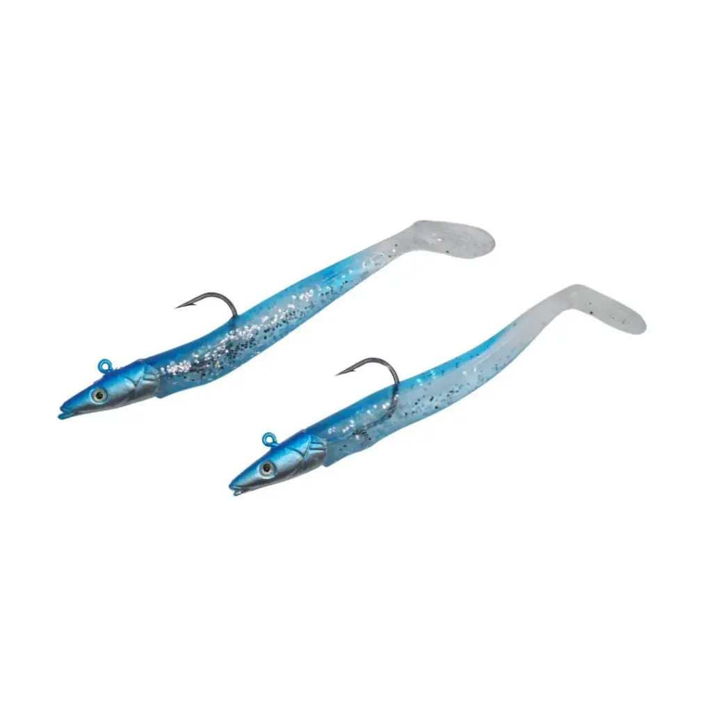 Raglou Rubber Bait سمك نايلون مع راس حديد