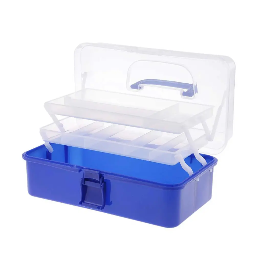 3-Layers Plastic Portage Storage Box (13.5")