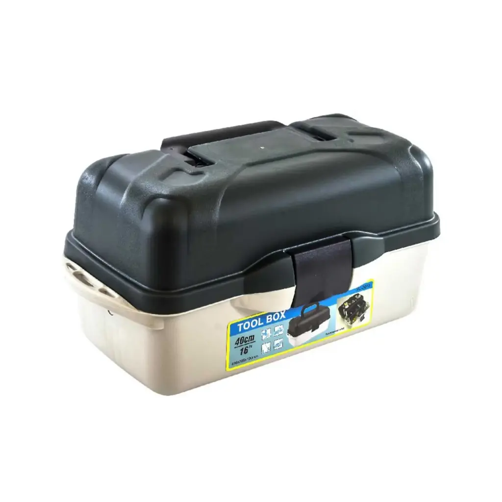 Portable 3-Layers Fishing Tackle Box (16")