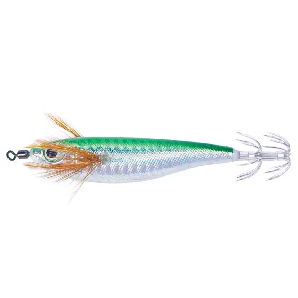 Squid Egi Lure: Professional Horizontal Glow Wood Shrimp