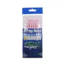 Sabiki Fishing Rig: 6-Hook Rainbow Skin & Luminous Bead Pack