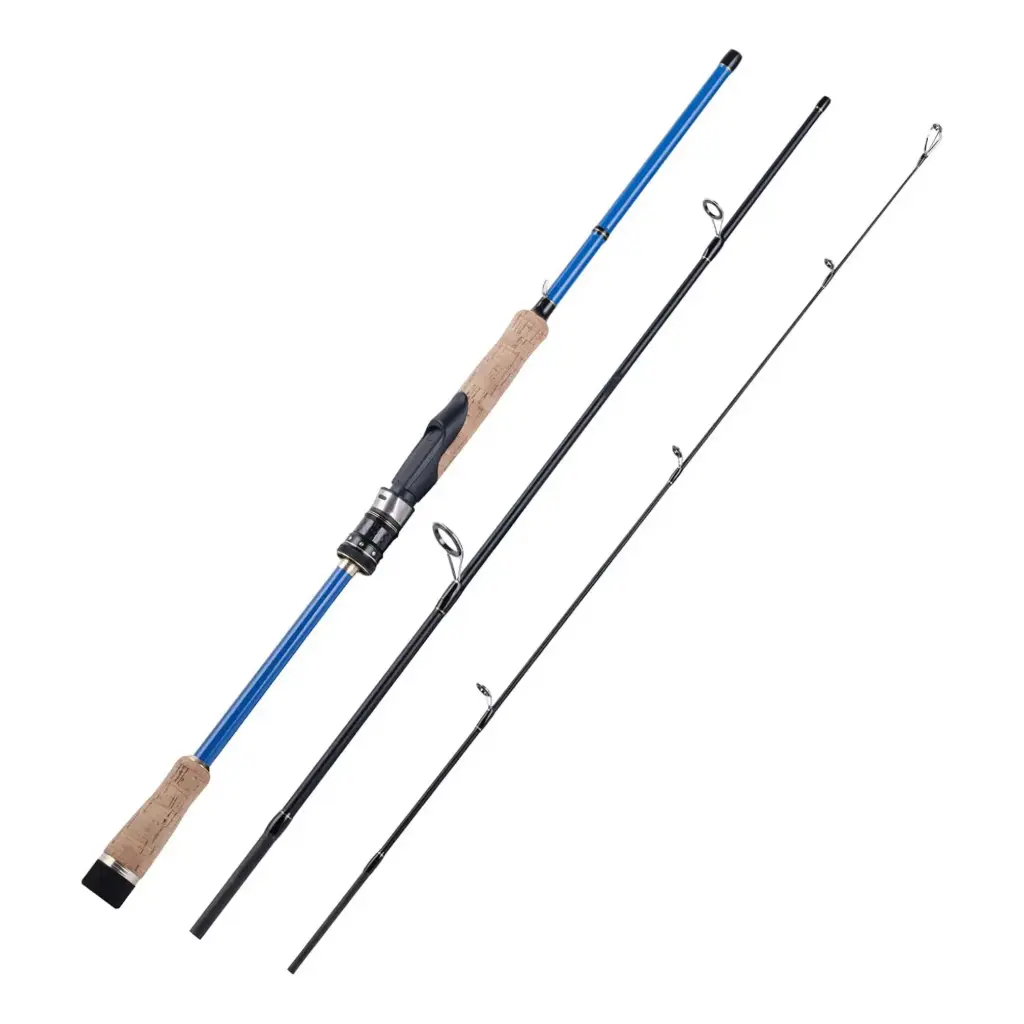 YMERBOR Sensive Grip Rod – 3-Piece 3m Carbon Spinning Rod (7-35g)