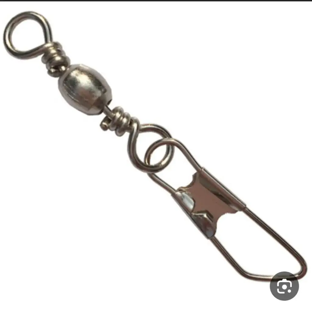 Swivel Ball Bearing Barrel Fishing Swivel Snap Clip  