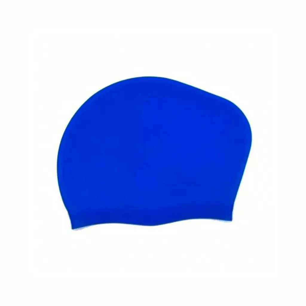 Long Hair Silicone Swim Cap for Adults
