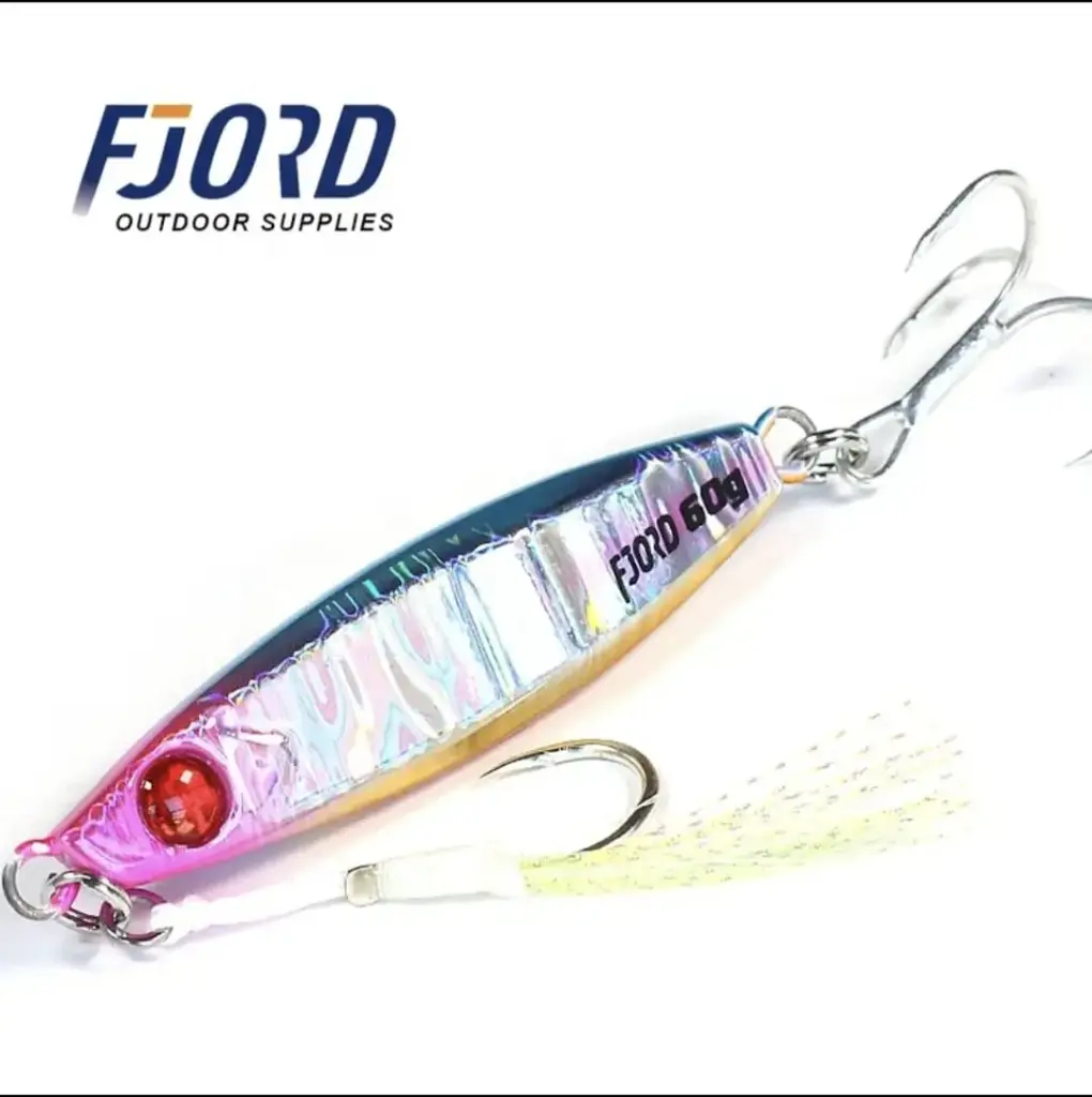 Fjord FJL6304 Metal Jig – 40g, 60g & 80g | Holographic Saltwater Lure – Color 4#
