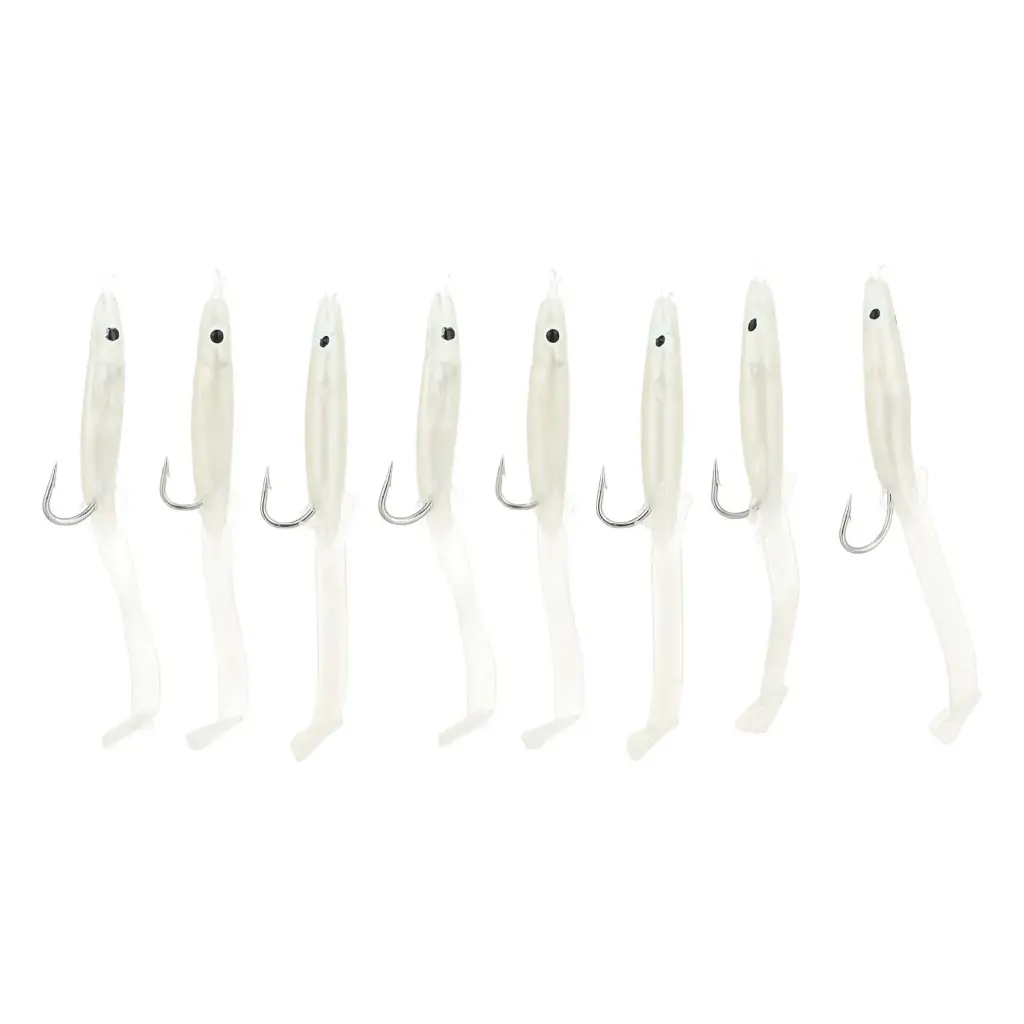 Soft Fishing Lure AR76-1# – Realistic Paddle Tail Swimbait for Saltwater & Freshwater | 55mm 10pcs / 65mm 8pcs