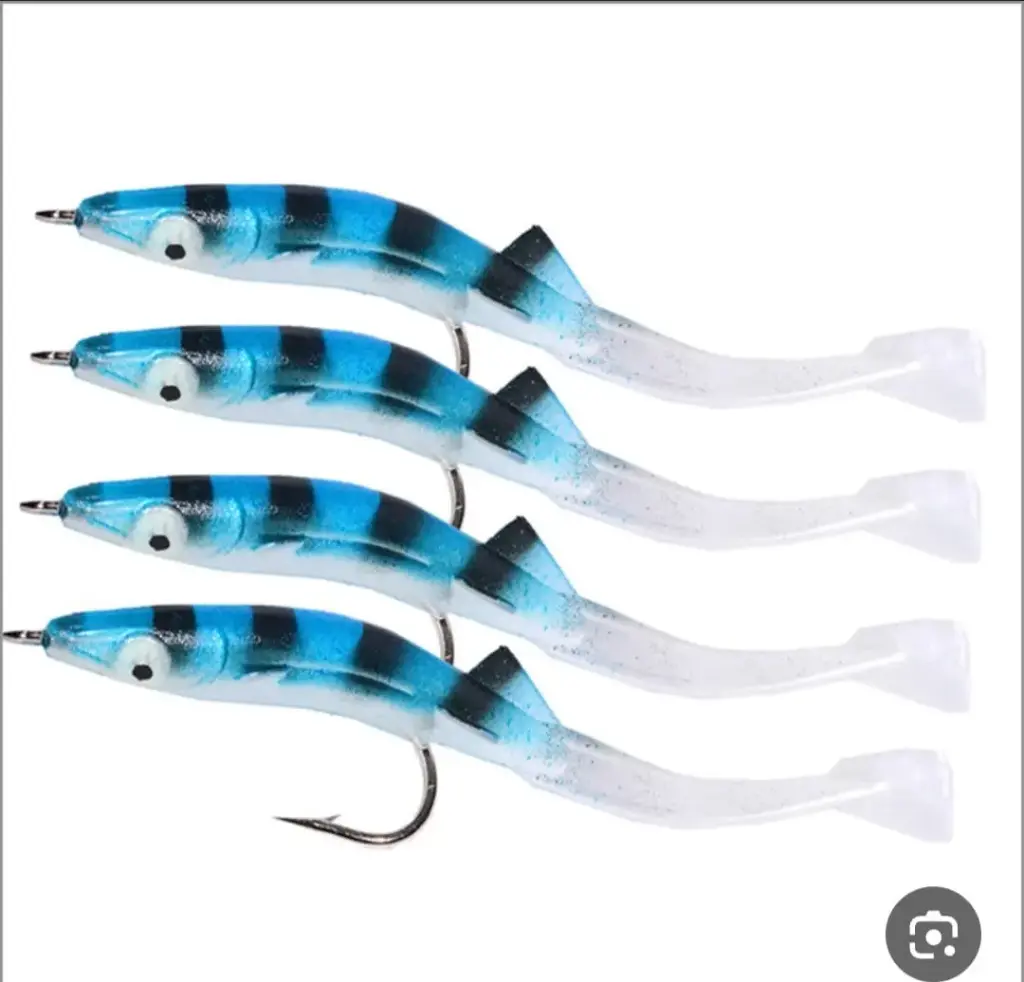 Soft Fishing Lure-Swimbait with Paddle Tail Realistic Fish for Saltwater Freshwater Fishing AR79-17# (55m 10pcs)(65m 8pcs)