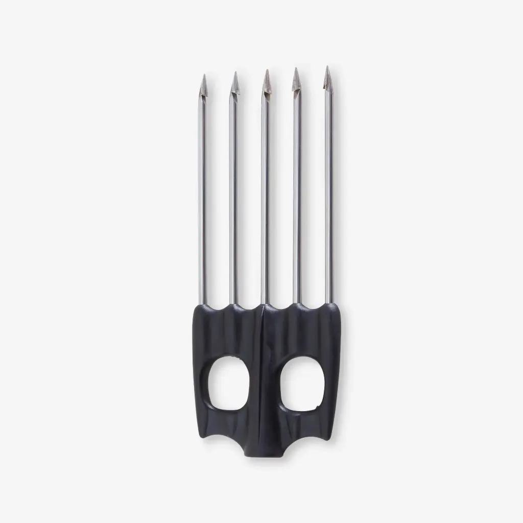 Imersion Stainless Steel 5-Prong Spearfishing Spear Head – Barbed Fish Spear Tip for Underwater Fishing