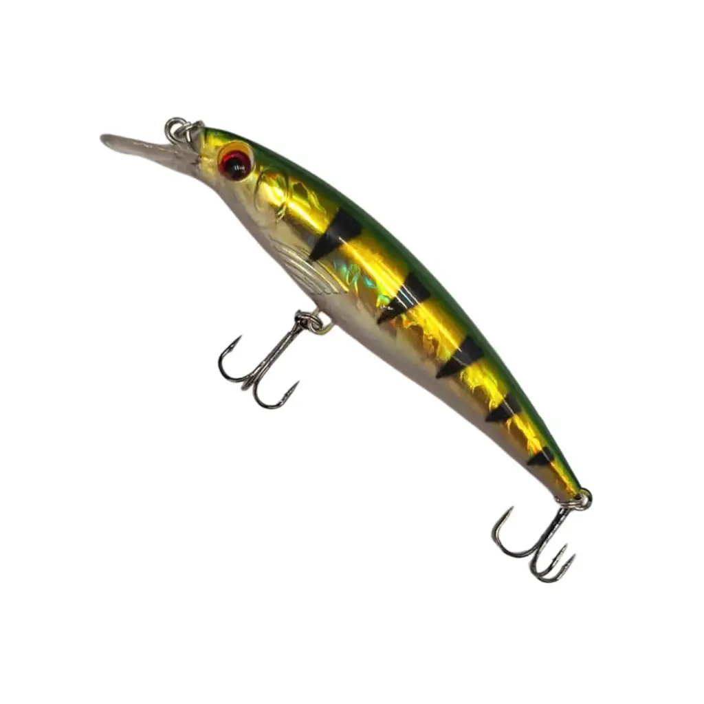 Premium Minnow Fishing Lure 11cm 15g – Hard Bait with Treble Hooks for Saltwater & Freshwater Fishing (100)