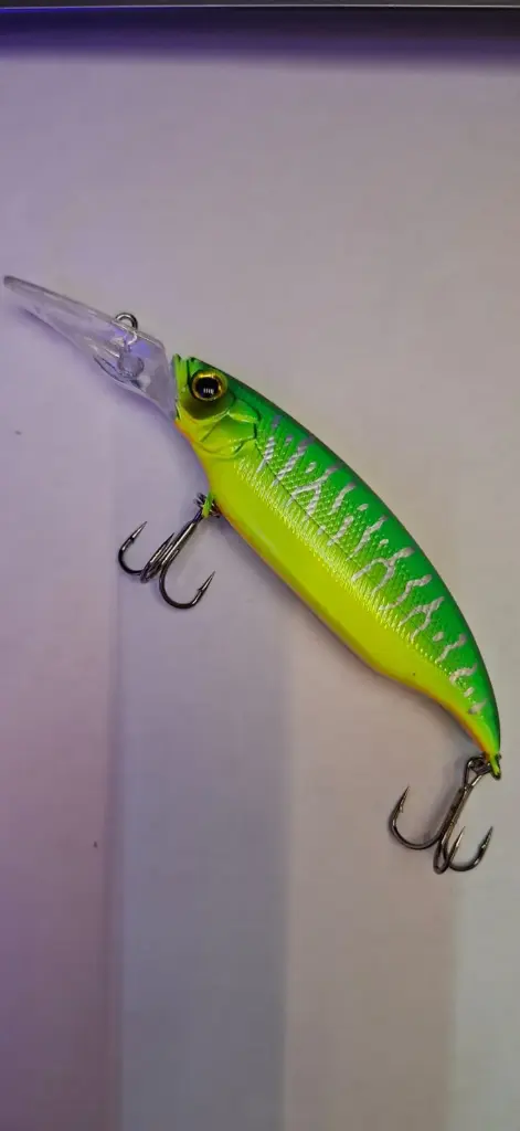 Premium Minnow Fishing Lure 11cm 15g - Har Bait with Treble Hooks for Saltwater & Freshwater Fishing (101)