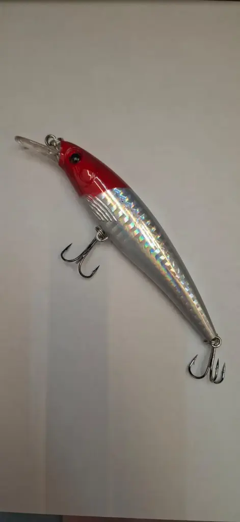 Premium Minnow Fishing Lure 11cm 15g - Har Bait with Treble Hooks for Saltwater & Freshwater Fishing (102)