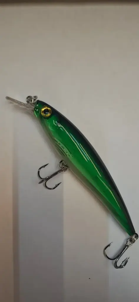 Premium Minnow Fishing Lure 11cm 15g - Har Bait with Treble Hooks for Saltwater & Freshwater Fishing (106)