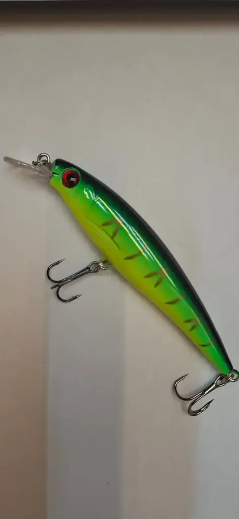 Premium Minnow Fishing Lure 11cm 15g - Har Bait with Treble Hooks for Saltwater & Freshwater Fishing (109)