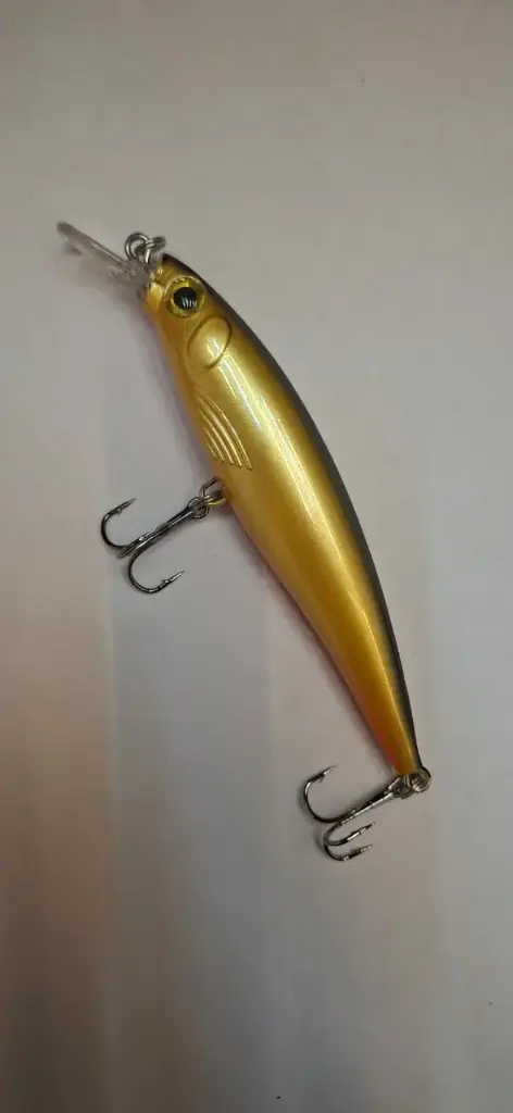 Premium Minnow Fishing Lure 11cm 15g - Har Bait with Treble Hooks for Saltwater & Freshwater Fishing (200)