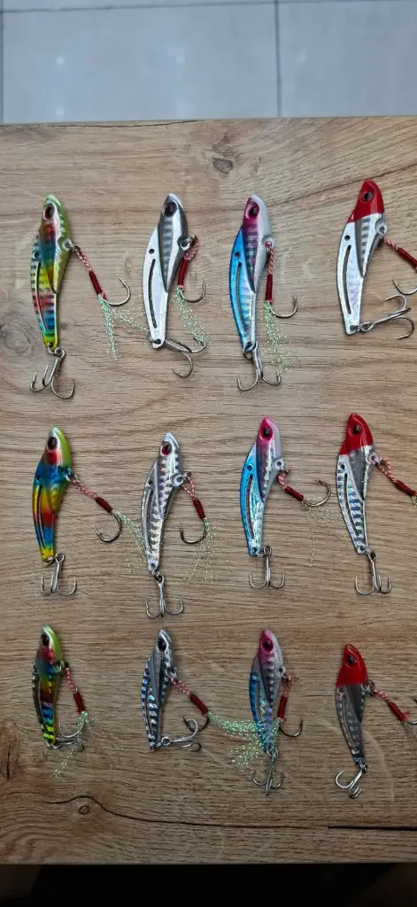 10g Metal Jig Fishing Lure – Micro Jig with Assist Hook & Treble Hook for Saltwater & Freshwater Fishing