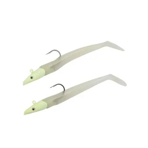 Raglou Rubber Bait سمك نايلون مع راس حديد