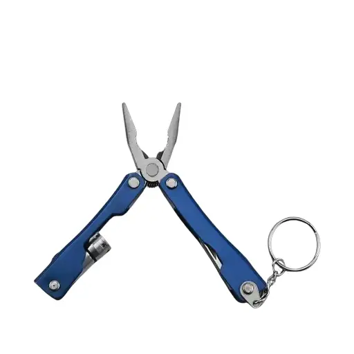 9-in-1 Titanium Coated Micro Pliers with LED Flashlight