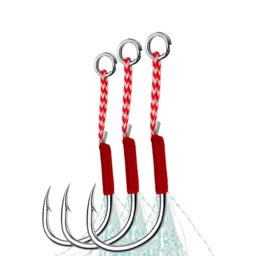 Octopus Skirt Assist Hooks - Premium Jigging Assist Rigs