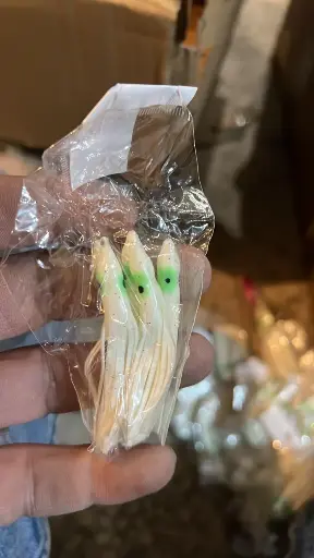 Soft Luminous Squid Skirts - Glow in the Dark Bait for Fishing