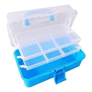 3 Layers Plastic Portage Storage Box 11"