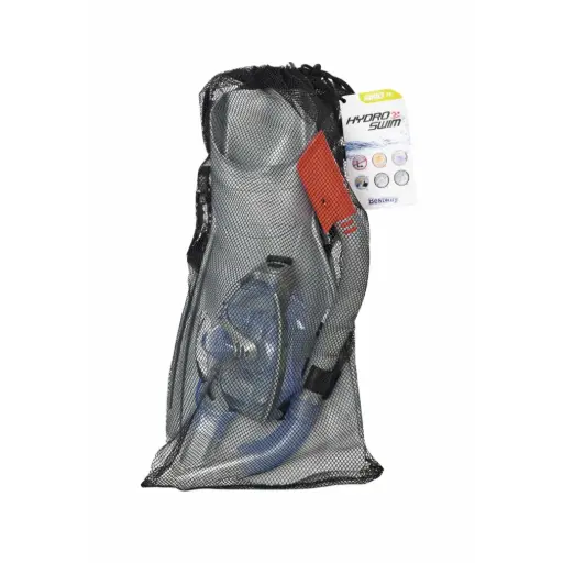 Bestway Hydro-Swim Meridian Adult Snorkel Set and Fins -One Size