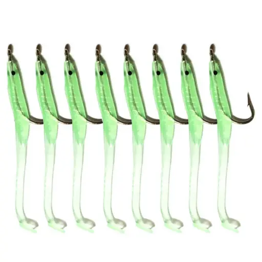 Soft Fishing Lure-Swimbait with Paddle Tail Realistic Fish for Saltwater Freshwater Fishing AR76-2#(55m 10pcs)(65m 8pcs)