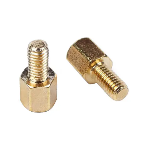 Metal Riser D-Connector: 6mm External to 7/8mm Internal Thread Spacer