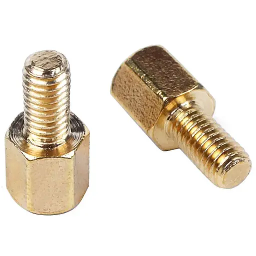 Metal riser D connector thread spacer model 6mm external thread and 7\8mm internal thread