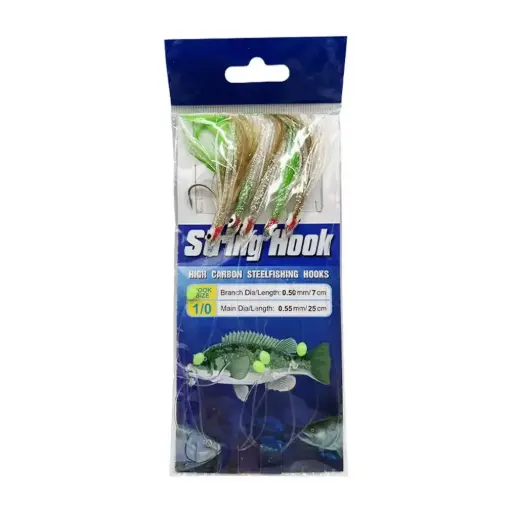 Luminous Octopus Sabiki Rig: Saltwater Feather Bait System