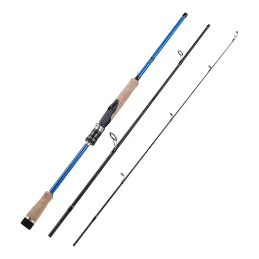 YMERBOR Sensive Grip Rod – 3-Piece 3m Carbon Spinning Rod (7-35g)