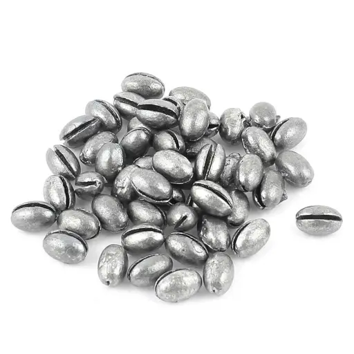 Olive Split Shot Fishing Sinkers