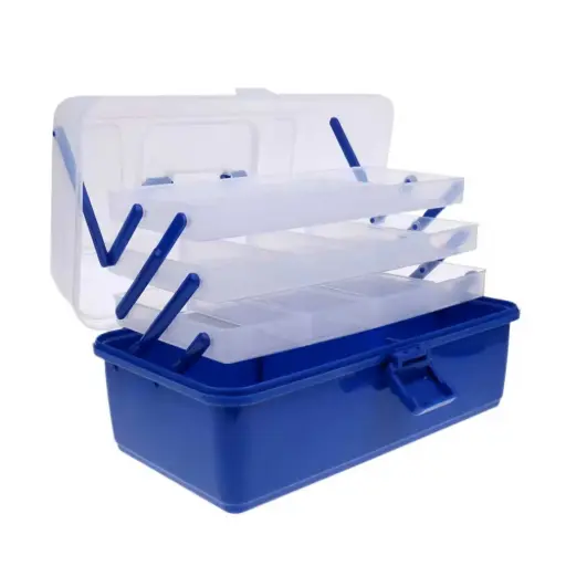 4 Layers Plastic Portage Storage Box (15")
