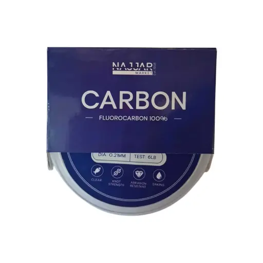 Najjar Market 100% Fluorocarbon Fishing Line (50m Spool)