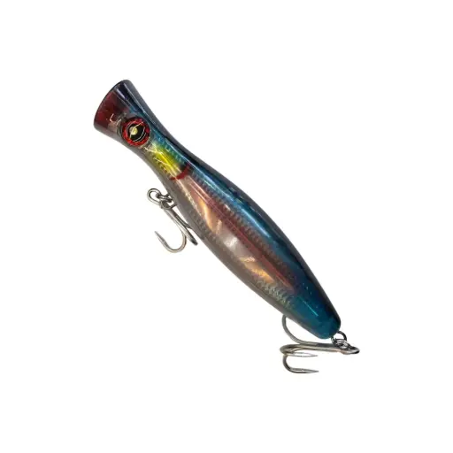 HONOREAL 20cm Topwater Popper Fishing Lure with 3D Eyes