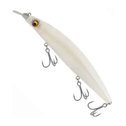 D1 DT5015 014 Pearl White Long-Casting Minnow 130mm 27g – Sinking Jerkbait Lure