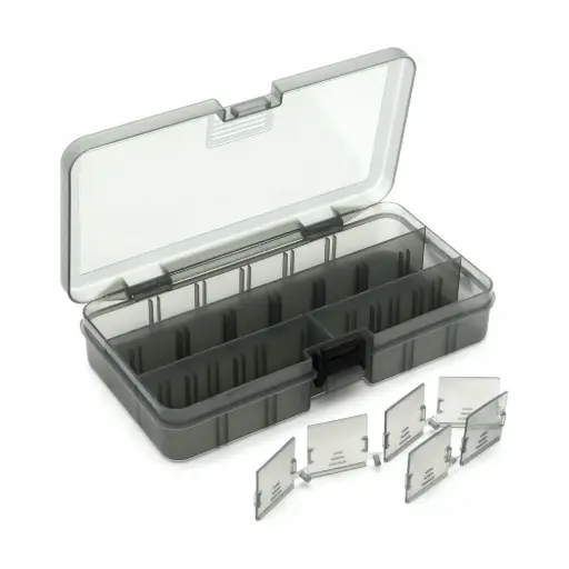 Fishing Tackle Box with Adjustable Dividers – Compact Lure & Accessories Organizer