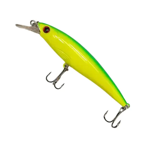 Premium Minnow Fishing Lure 11cm 15g - Har Bait with Treble Hooks for Saltwater & Freshwater Fishing (103)