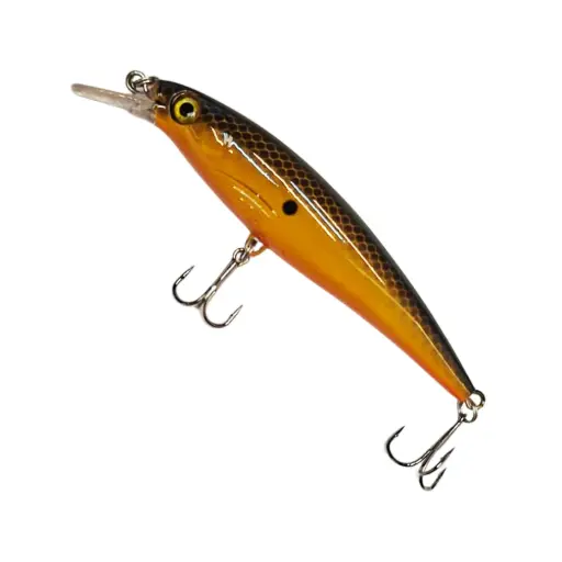Premium Minnow Fishing Lure 11cm 15g - Har Bait with Treble Hooks for Saltwater & Freshwater Fishing (104)