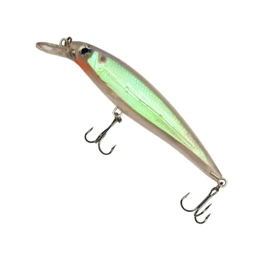 Premium Minnow Fishing Lure 11cm 15g - Har Bait with Treble Hooks for Saltwater & Freshwater Fishing (107)