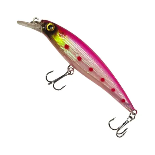 Premium Minnow Fishing Lure 11cm 15g - Har Bait with Treble Hooks for Saltwater & Freshwater Fishing (108)