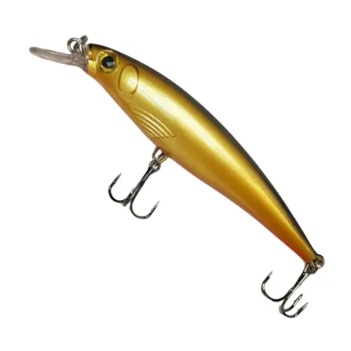 Premium Minnow Fishing Lure 11cm 15g - Har Bait with Treble Hooks for Saltwater & Freshwater Fishing (200)